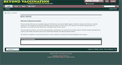 Desktop Screenshot of beyondvaccination.com